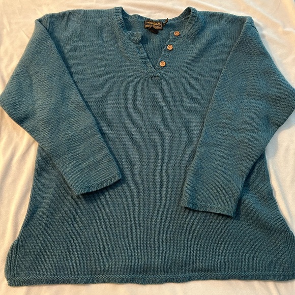 Eddie Bauer Sweaters - Green Eddie Bauer wool sweater size L